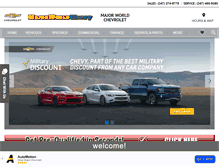 Tablet Screenshot of chevroletmajor.com